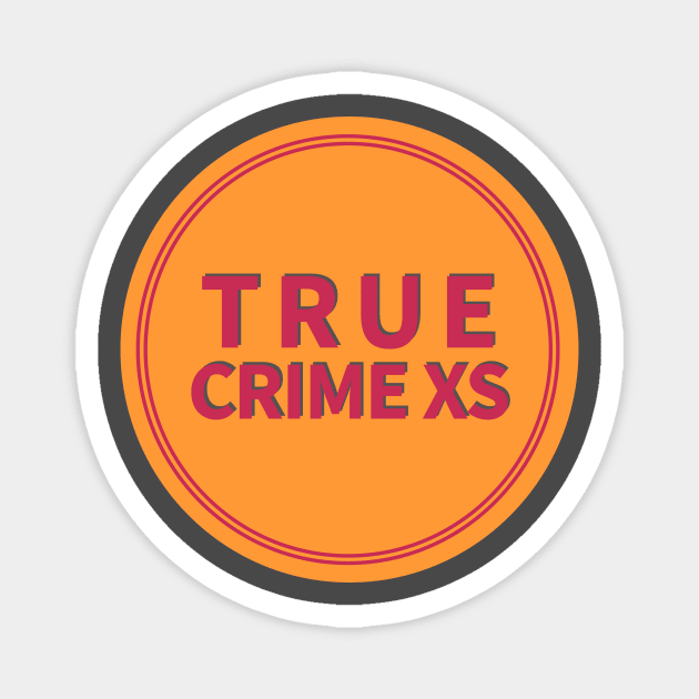 True Crime XS  Emblem Circle Magnet by truecrimexs