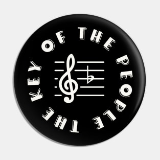 F Major - The Key Of The People Pin