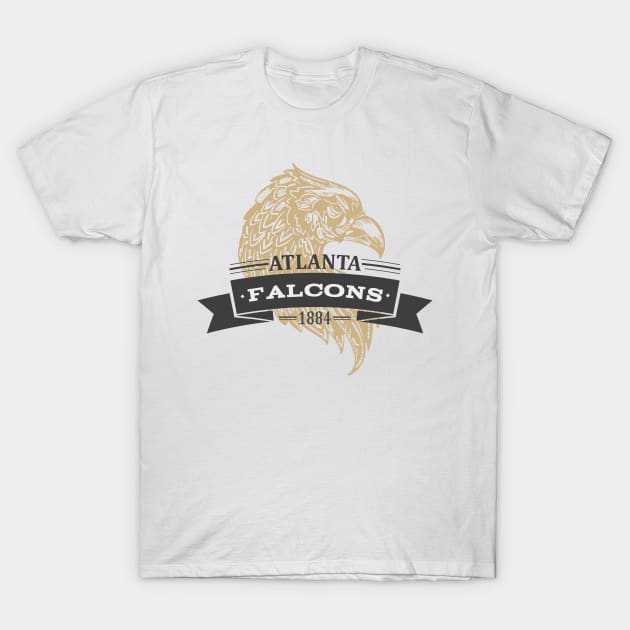 Digster Atlanta Falcons Vintage NFL Logo Women's T-Shirt