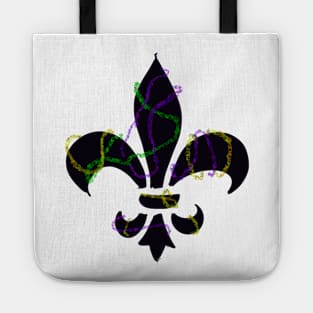 Fleur de Lis Mardi Gras Tote