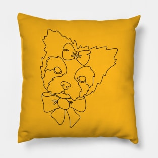 Cute dog breed Pillow