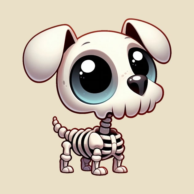 Cute Dog Skeleton by Dmytro