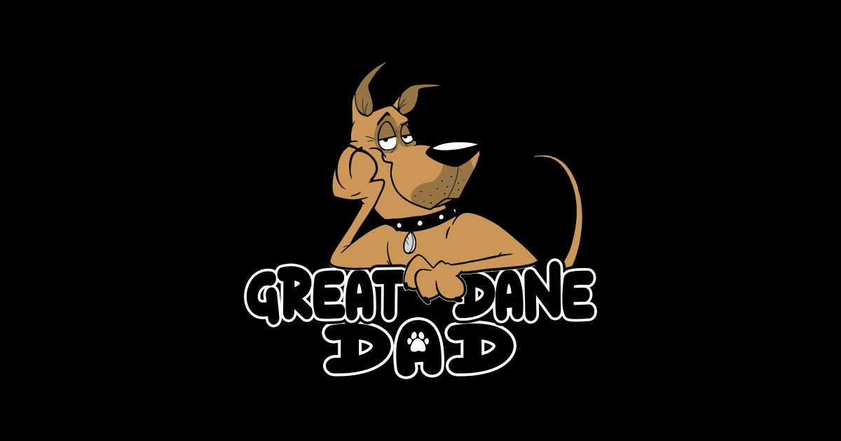 Great Dane Dad - Great Dane - Sticker | TeePublic