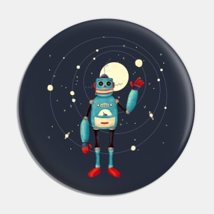 Friendly Robot Pin