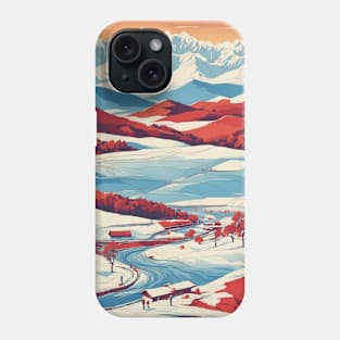 Pyeongchang County South Korea Travel Tourism Retro Vintage Phone Case