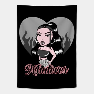 Whatever Girl Doll Bright Pink Heart Tapestry