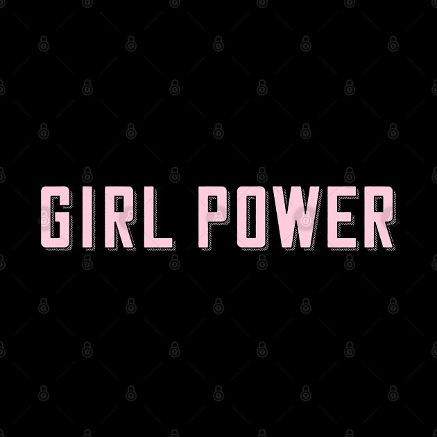 GIRL POWER PINK design by littleprints