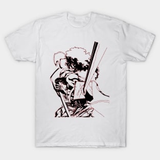 T-shirt Vestuário Afro Samurai Spreadshirt, afro samurai, estados