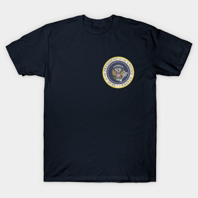 Discover POTUS Double Headed Eagle- Doctored Golf Clubs Doctored Presidential seal - Donald Trump Funny - T-Shirt