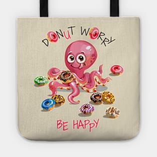 Octopus Donut Worry Tote