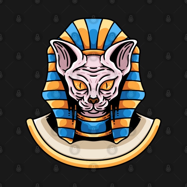 Egypt Sphinx Cat by andhiika