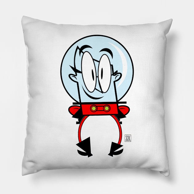 Professor Herbert in Space Suit T-Shirt Pillow by StudioSiskart 