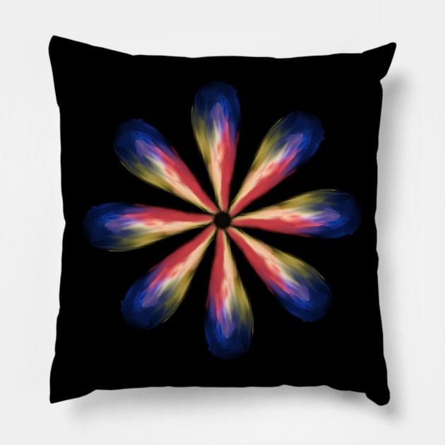 Blue flower Pillow by Meo Design