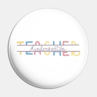 Kindergarten Teacher Pin