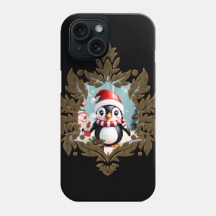 Cute funny penguin. Phone Case