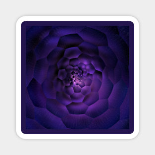 Purple Rose Honeycomb Beehive Magnet