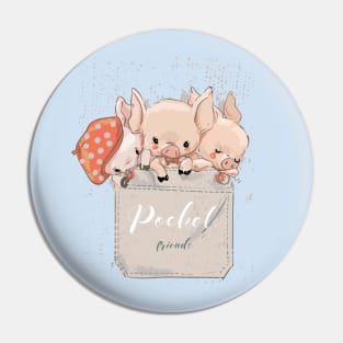 Pocket Piglets Pin