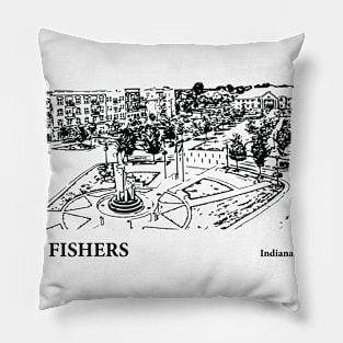 Fishers Indiana Pillow