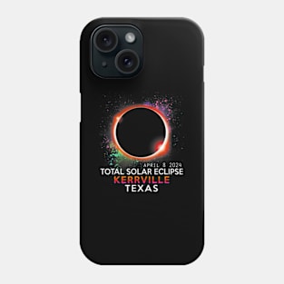 Kerrville Texas Totality Total Solar Eclipse April 8 2024 Phone Case