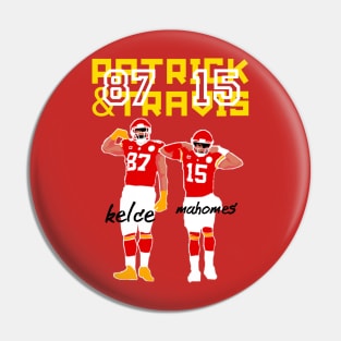 Mahomes and travis kelce kc chiefs Pin