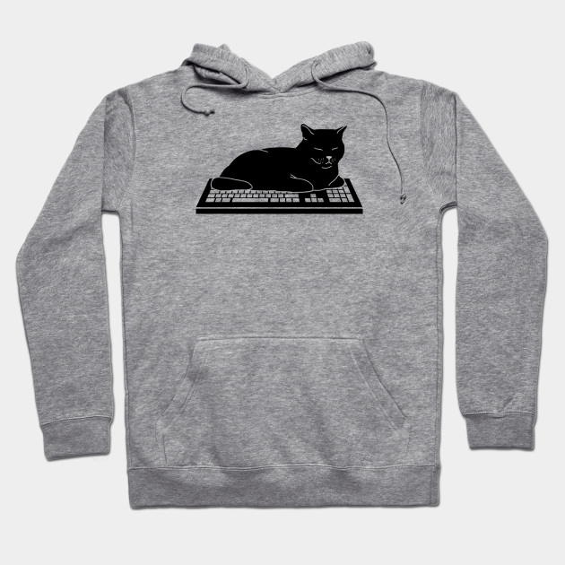 cat work hoodie