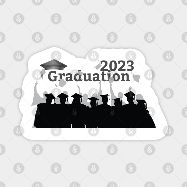 funny 2023 Graduation Magnet by Duodesign