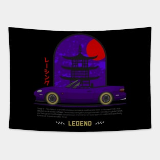 Tuner Purple NB Miata Roadster JDM Tapestry