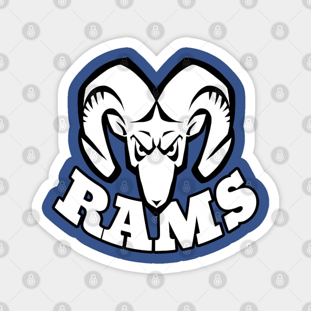 Rams mascot Magnet by Generic Mascots