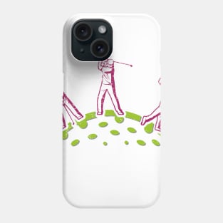 golf actions Phone Case