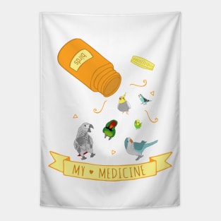 birds are my medicine Tapestry