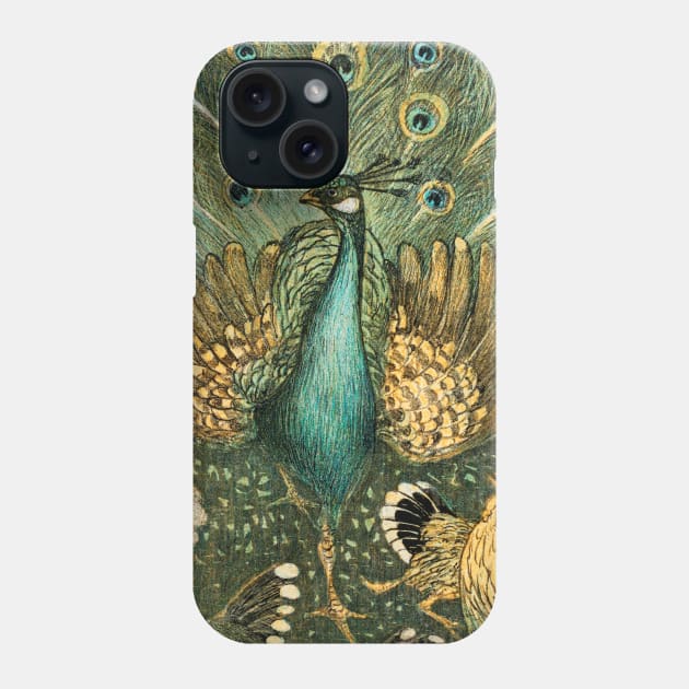 Pauw met kippen, 1878–1910 Phone Case by fleurdesignart