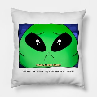 AlienHub: when the invite says no aliens allowed Pillow