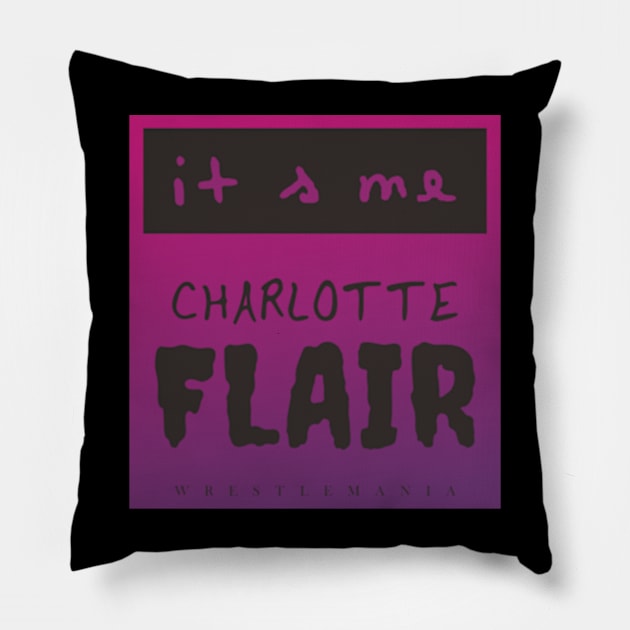 CHARLOTTE FLAIR Pillow by Kevindoa