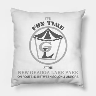 Geauga Lake Fun Time Amusement Park Ohio Pillow