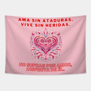 👚 Viste tus emociones con estilo: ¡Encuentra tu mensaje de libertad y amor!" Tapestry