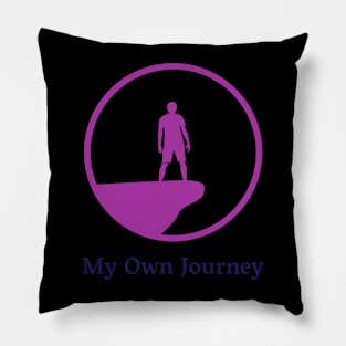 My Own Journey, Solo Traveling, Solo Adventure Pillow