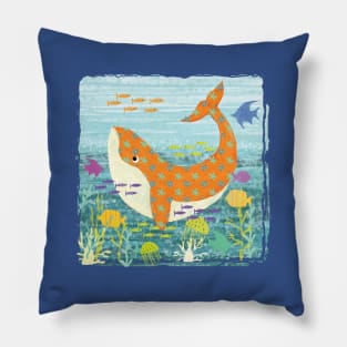 Whale in the sea Pillow