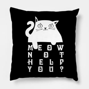 Meow not help you? Pillow
