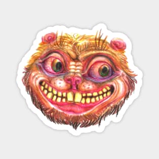 Happy Hamster LowbrowArt Magnet