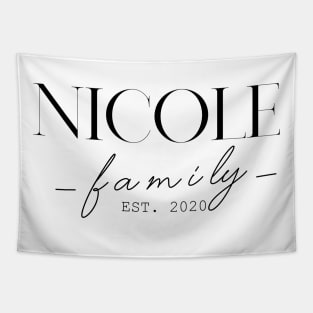 Nicole Family EST. 2020, Surname, Nicole Tapestry