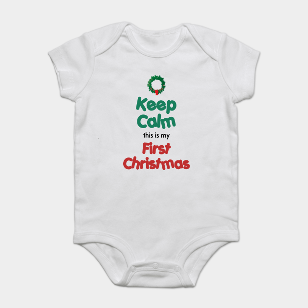my first christmas onesie
