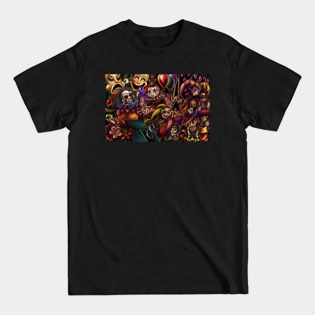 Coulrophobia (Colored) - Scary Clown - T-Shirt Coulrophobia (Colored) - Scary Clown - T-Shirt