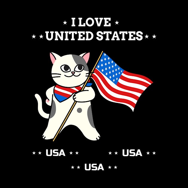 I Love United States by MONMON-75