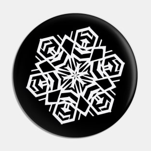 Paper Snowflake design no. 2 Pin