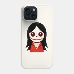 Japanese Horror Doll Kuchisake-Onna Creepy Cute Phone Case