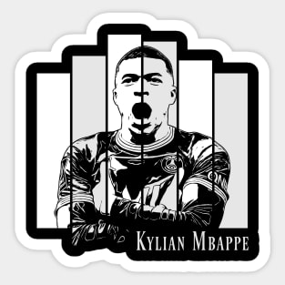 Sticker MBAPPE M BAPPE FOOTBALL Autocollant PSG FRANCE Véhicule