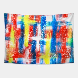 Abstract lines artwork Tapestry