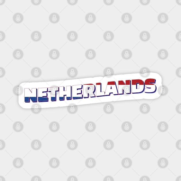 Netherlands vintage style retro souvenir Magnet by DesignerPropo