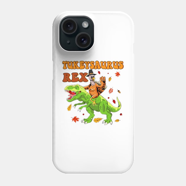 Turkeysaurus Rex Dab Turkey Dino Toddler Boys Thanksgiving Phone Case by wfmacawrub