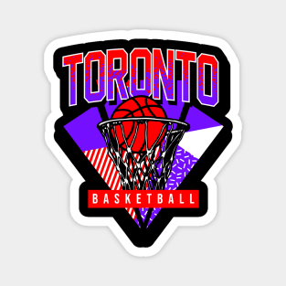 Toronto Basketball 90s Throwback Magnet